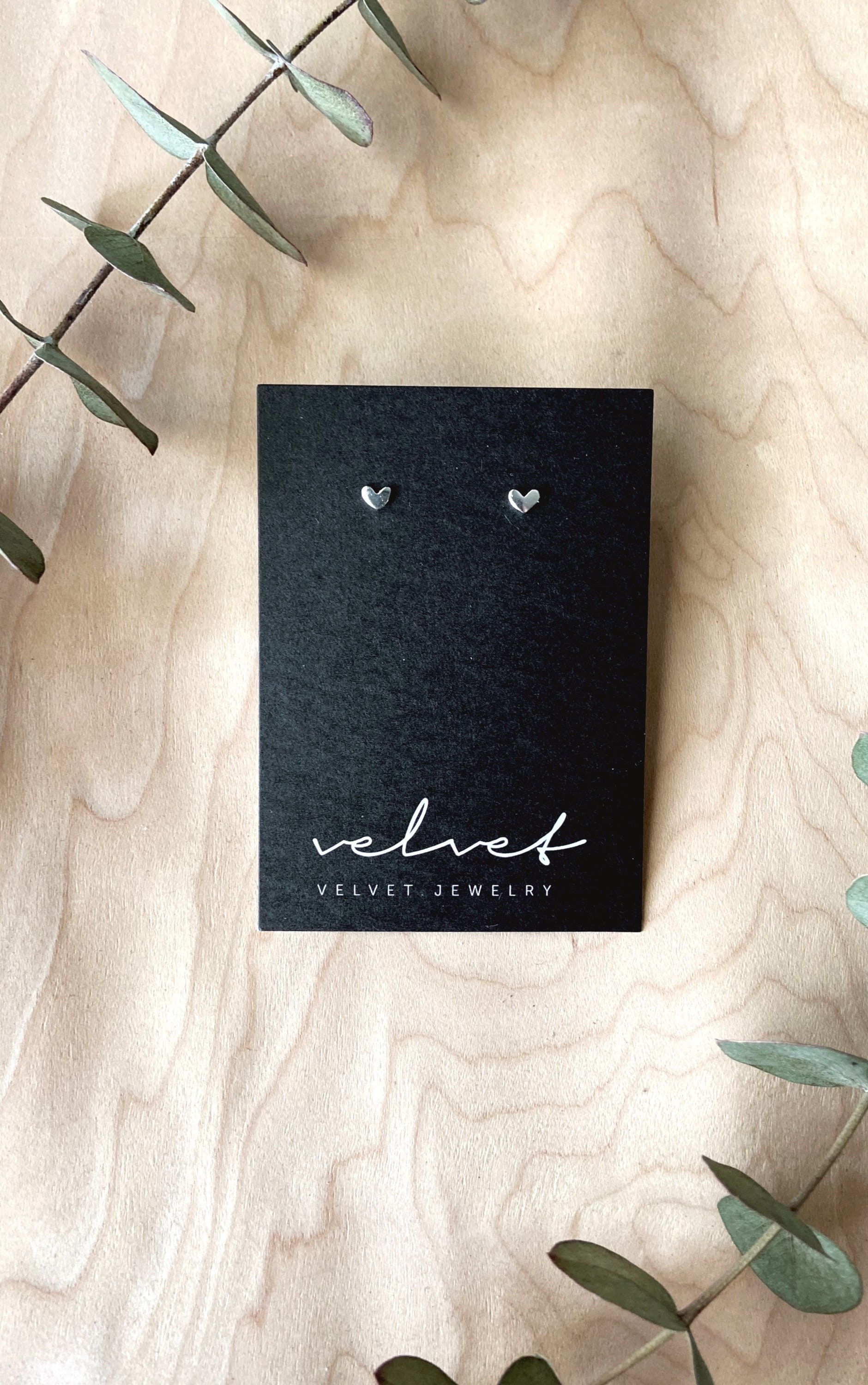 Zierliche Sterling Silber Winzige Herz Ohrstecker Zierliche Sterling Silber Winzige Herz Ohrstecker von ShopVelvetJewelry