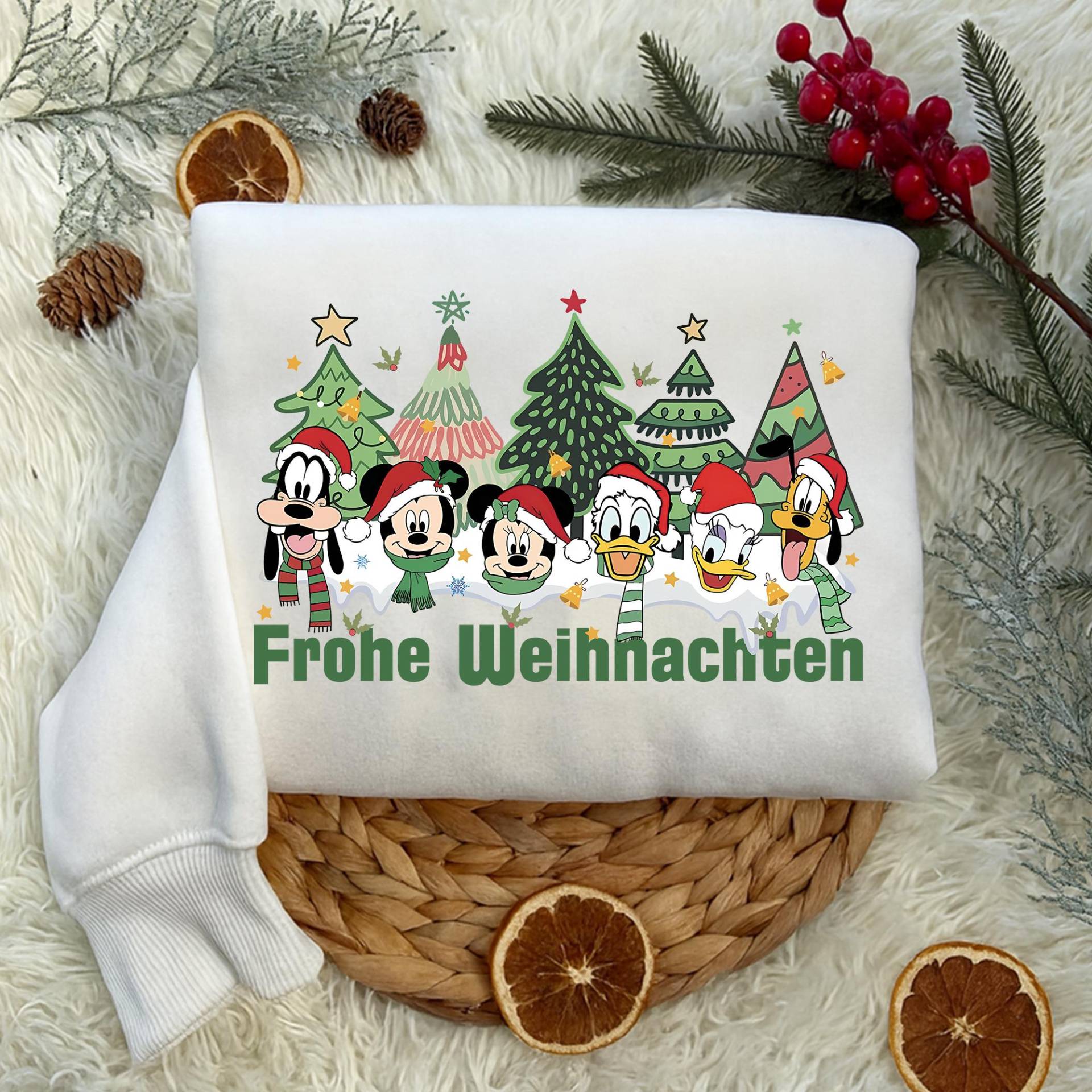 Frohe Weihnachten Shirt, Lustiges Cartoon T-Shirt, Xmas Freunde Sweatshirt, Weihnachts Tiere Pullover, Festliche Geschenkidee von Shopbey