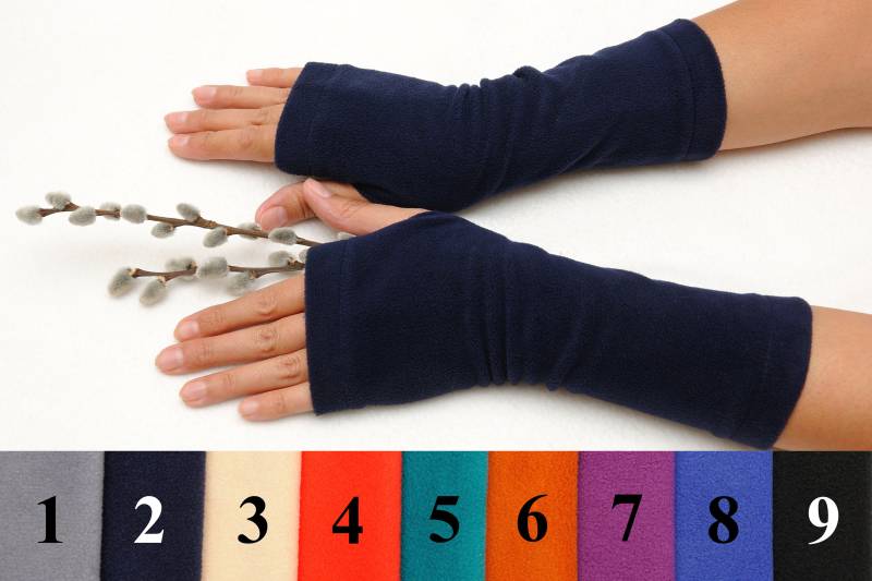 Inspirierende Frauen Geschenk Fernweh Fingerlose Handschuhe Freundin Pulswärmer Jersey Tattoo Cover Graue Fingerlose Stulpen von ShopingMarket