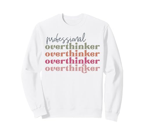 Professioneller Überdenker Retro Vintage Männer Frauen Jungen Mädchen Sweatshirt von Shopp