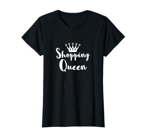 Shopping Queen Geschenk & Co. Damen Shopping Queen Shoppen Einkaufen Königin T-Shirt Schwarz S Klassisches T-Shirt mit Kurzarm Shopping Queen Geschenk & Co. Damen Shopping Queen Shoppen Einkaufen Königin T-Shirt Schwarz S Klassisches T-Shirt mit Kurzarm von Shopping Queen Geschenk & Co.