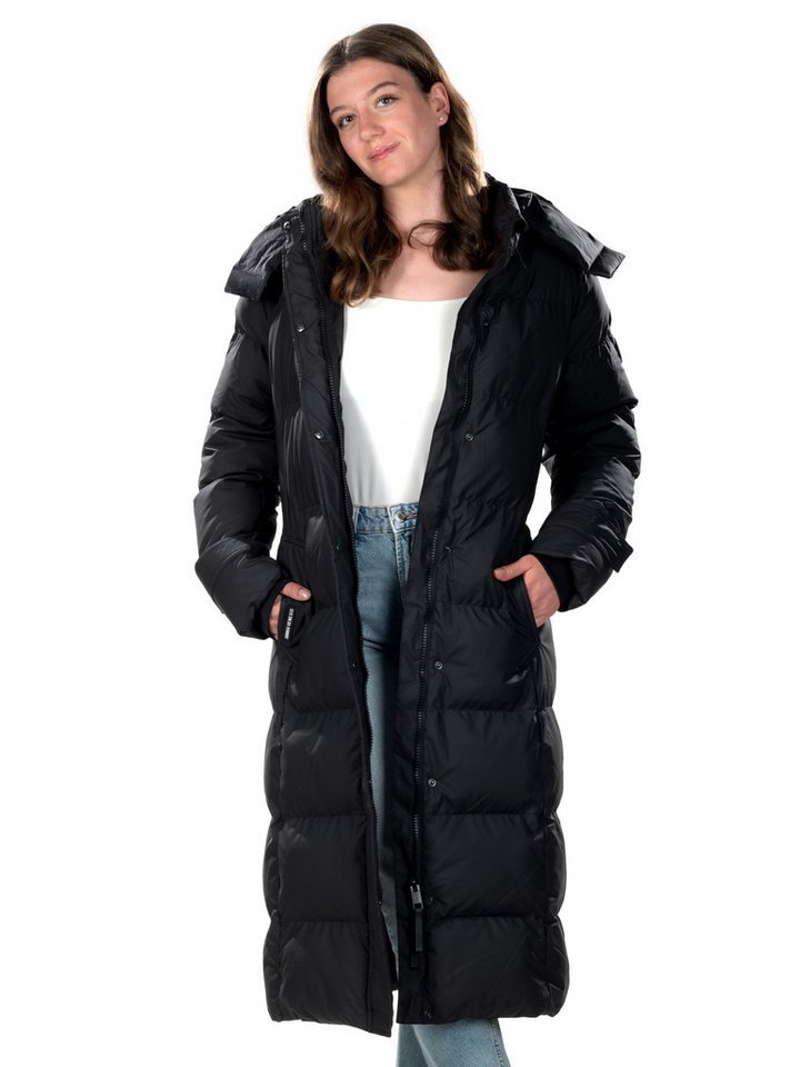 Shorai Steppjacke Steppmantel lang mit Gürtel SH2304.601 schwarz, mit abnehmbarer Kapuze und seitlichen Gehschlitzen Shorai Steppjacke Steppmantel lang mit Gürtel SH2304.601 schwarz, mit abnehmbarer Kapuze und seitlichen Gehschlitzen von Shorai