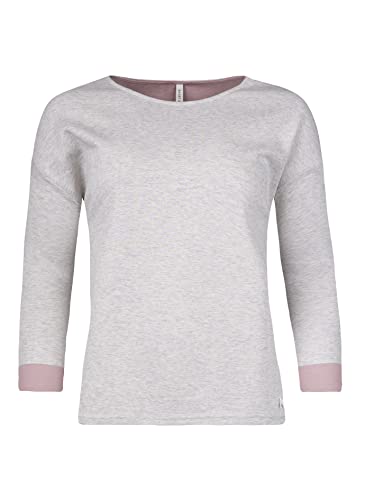 Short Stories Damen Sweatshirt/Sweatjacke Pyjamaoberteil, Nature Melange, normal von Short Stories