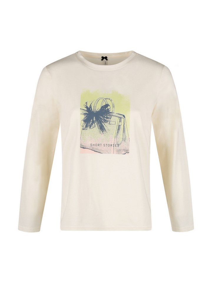 Short Stories Pyjamaoberteil SHORT STORIES 622011 Langarm-Shirt antique white/print von Short Stories