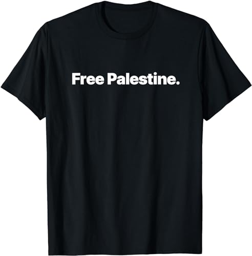 Short Free Palestine T-Shirt, Schwarz , M von Short