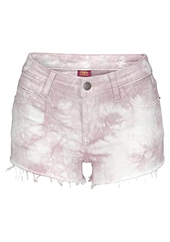 Shorts Buffalo Damen Hot Pants Jeans (34, Flieder) von Shorts