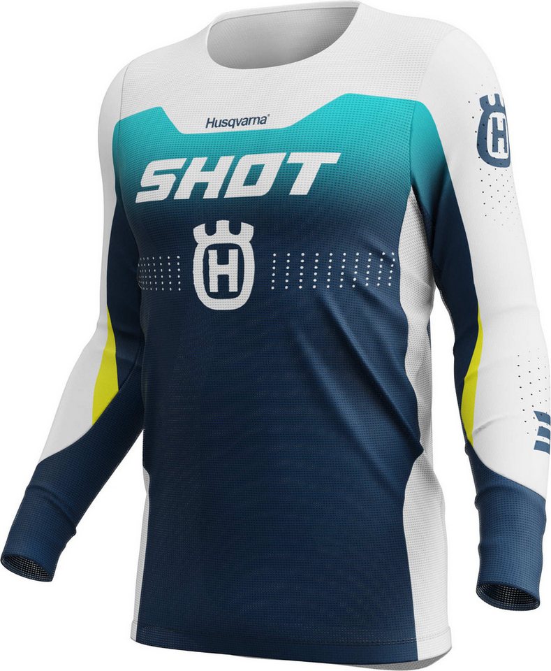 Shot Motocross-Shirt Aerolite HVA Motocross Jersey Atmungsaktiv belüftet von Shot