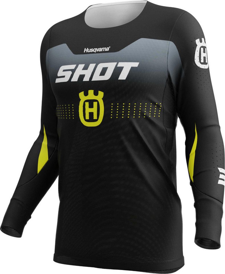 Shot Motocross-Shirt Aerolite HVA Motocross Jersey Atmungsaktiv belüftet von Shot