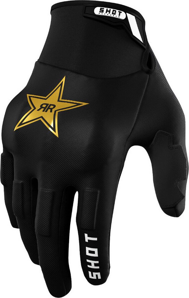 Shot Motorradhandschuhe Drift Rockstar Limited Edition Motocross Handschuhe von Shot