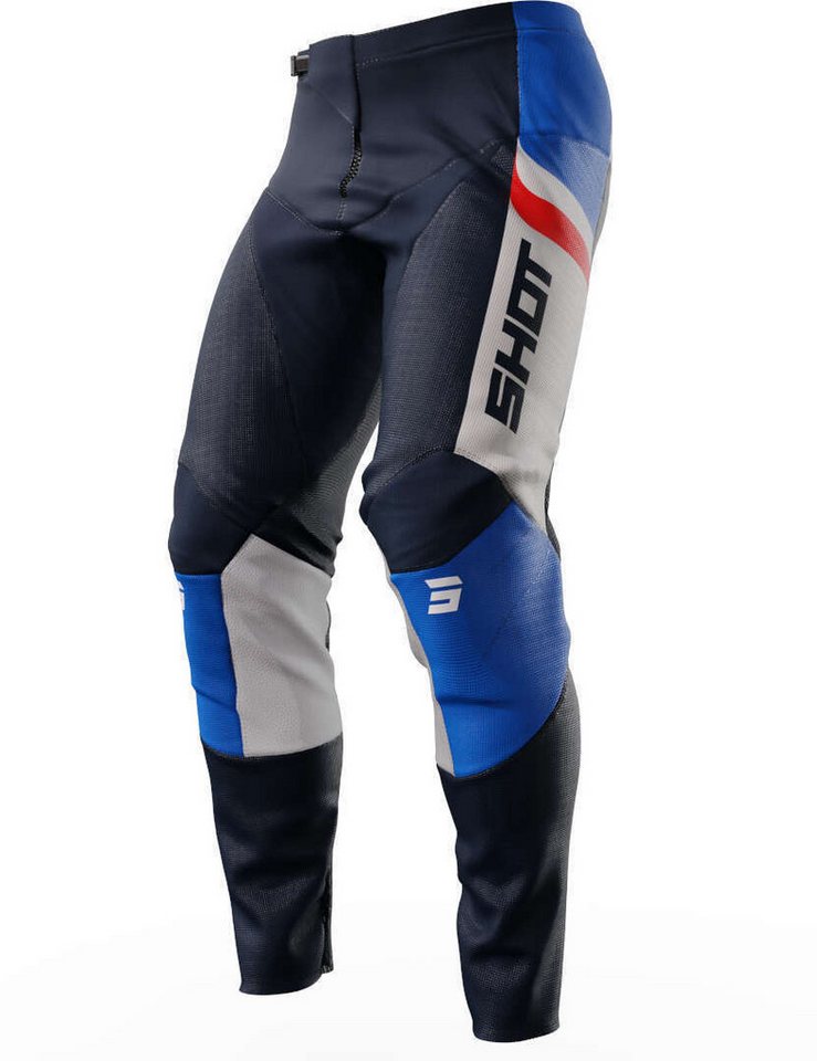 Shot Motorradhose Contact Legend Motocross Hose Belüftet abriebfest von Shot