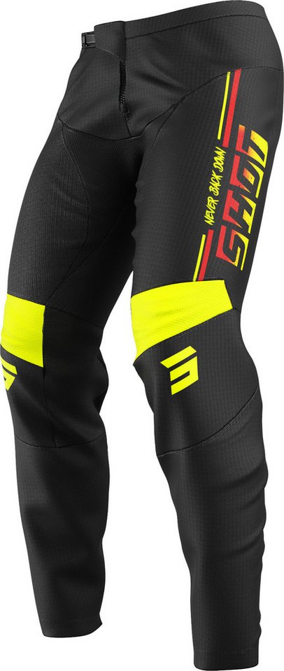 Shot Motorradhose Devo Block Motocross Hose Belüftet Atmungsaktiv abriebfest robust von Shot