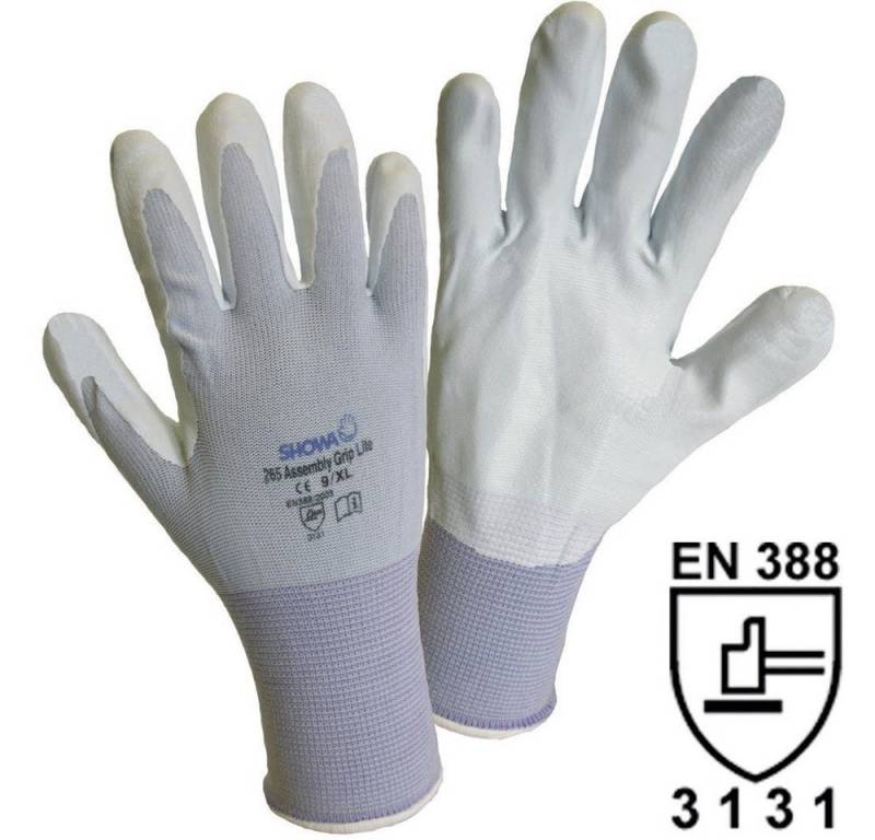 Showa Arbeitshandschuhe Showa 265 Assembly 1164-6 Nylon Arbeitshandschuh Größe (Handschuhe): 6 von Showa