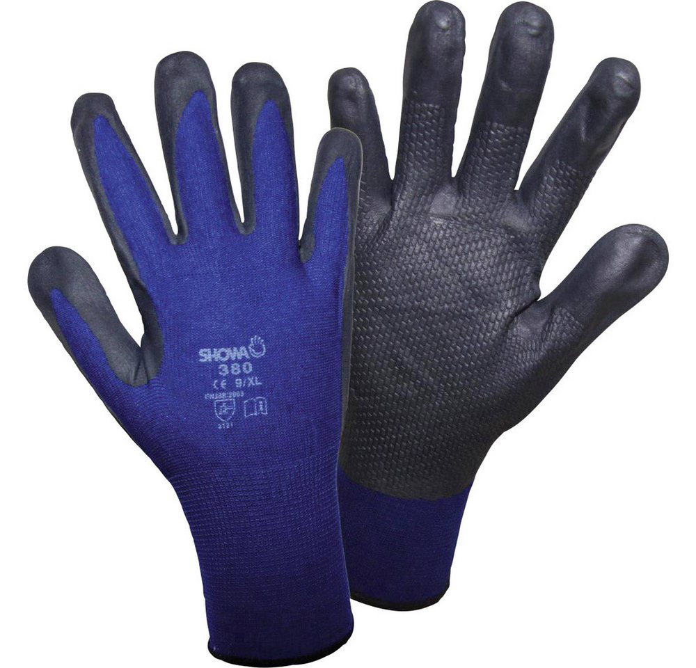 Showa Arbeitshandschuhe Showa 380 NBR 1163-6 Nylon Arbeitshandschuh Größe (Handschuhe): 6, S E von Showa