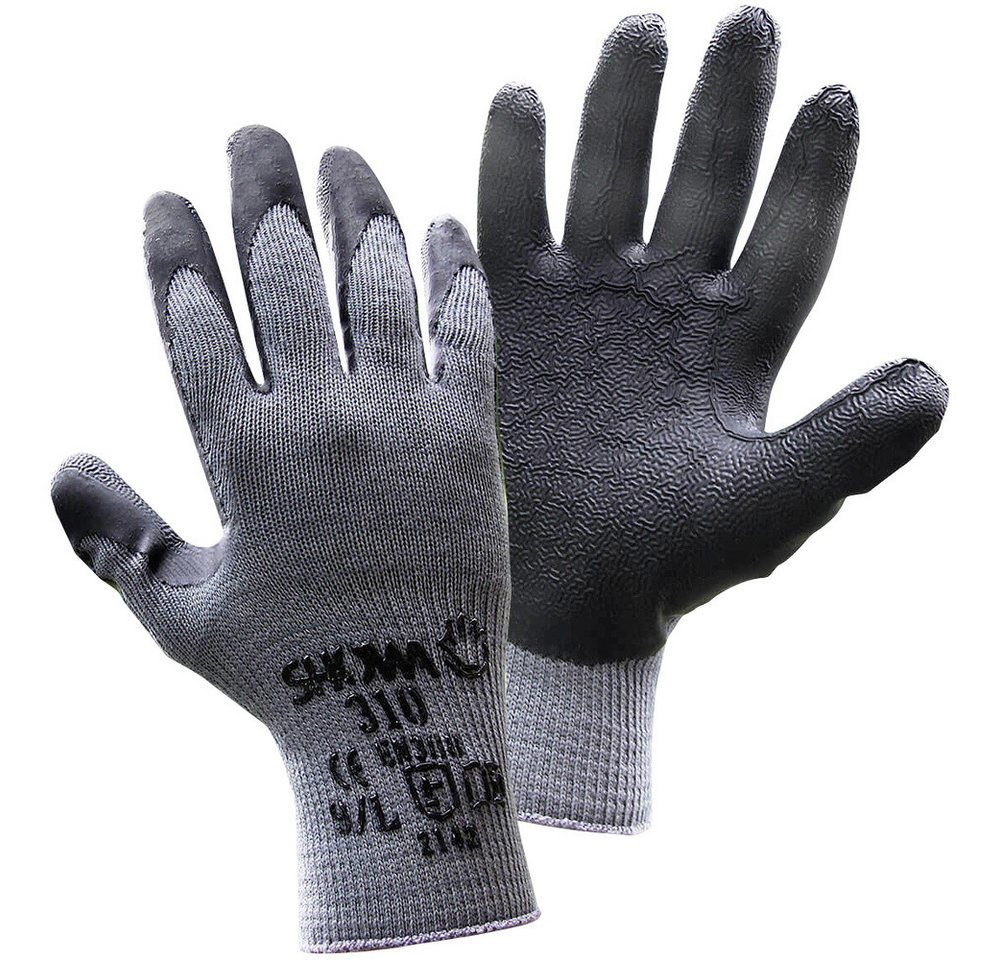 Showa Arbeitshandschuhe Showa Grip Black 14905-10 Baumwolle, Polyester Arbeitshandschuh Größe von Showa