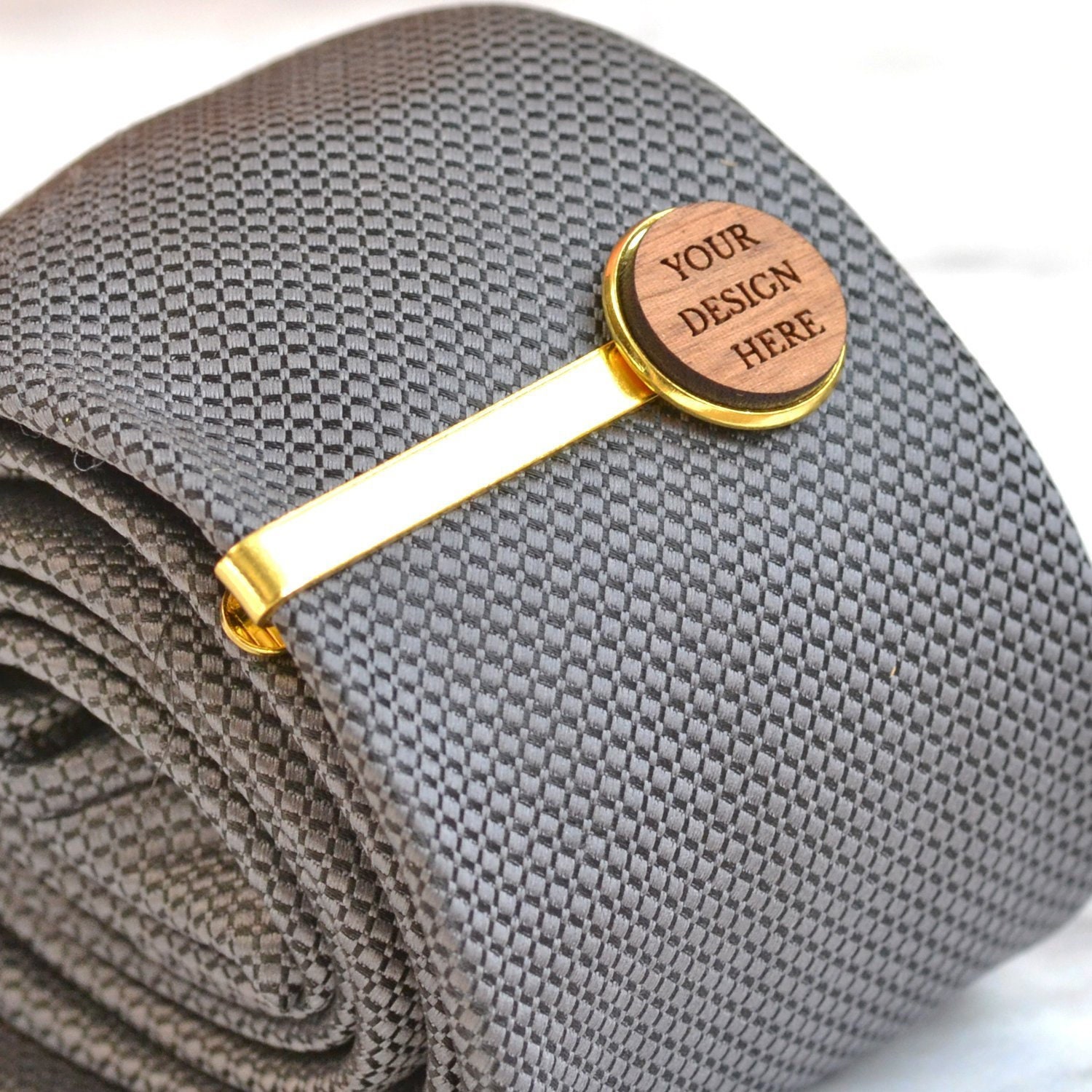 Personalisierte Krawattenklammer, Individuelles Geschenk Zum Fünften Jahrestag, Hochzeitsgeschenk, Trauzeuge Geschenke, Jahrestag von ShowstopperSupplies