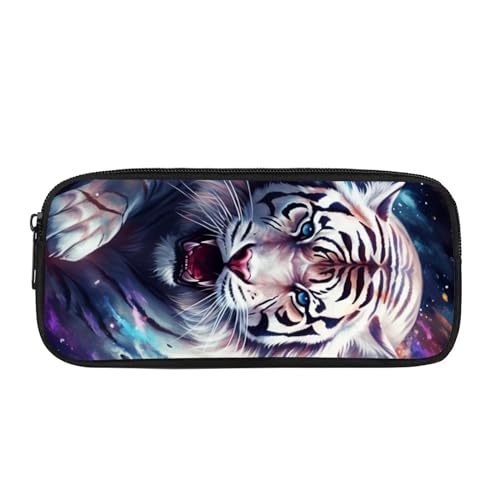 Showudesigns Federmäppchen in Tierform für Jungen und Mädchen, Galaxy Tiger, M, Galaxy-Tiger-Designs, M von Showudesigns