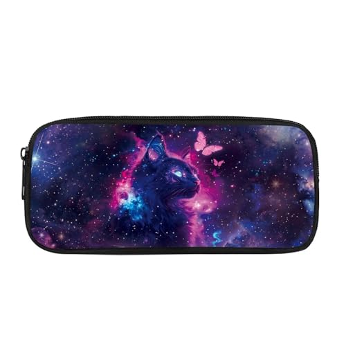 Showudesigns Federmäppchen mit Galaxie-Katze, für Mädchen, Jungen, Grundschule, Stifteetui, große Aufbewahrungstasche, Stiftebox für Büro, Uni, Sekundär-Schreibwaren-Organizer, Violett Showudesigns Federmäppchen mit Galaxie-Katze, für Mädchen, Jungen, Grundschule, Stifteetui, große Aufbewahrungstasche, Stiftebox für Büro, Uni, Sekundär-Schreibwaren-Organizer, Violett von Showudesigns