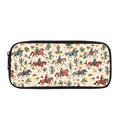 Showudesigns Federmäppchen mit Western-Cowboy-Motiv für Mädchen, Jungen, Teenager, Schule, leicht, Federmäppchen, großes Fassungsvermögen, Reißverschluss, Bürobedarf-Organizer Showudesigns Federmäppchen mit Western-Cowboy-Motiv für Mädchen, Jungen, Teenager, Schule, leicht, Federmäppchen, großes Fassungsvermögen, Reißverschluss, Bürobedarf-Organizer von Showudesigns