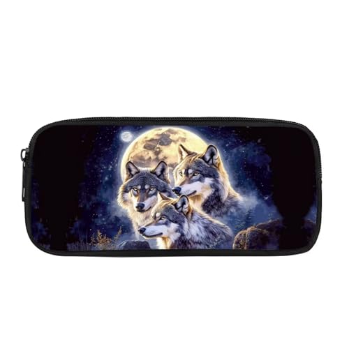 Showudesigns Galaxy Wolf Federmäppchen für Jungen, Sekundärschule, Federmäppchen, Teenager, hohe Kapazität, Stifthalter, Schreibwaren-Organizer für Schule, Büro, Reisen, Aufbewahrungsbox Showudesigns Galaxy Wolf Federmäppchen für Jungen, Sekundärschule, Federmäppchen, Teenager, hohe Kapazität, Stifthalter, Schreibwaren-Organizer für Schule, Büro, Reisen, Aufbewahrungsbox von Showudesigns