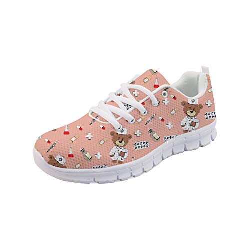 Showudesigns Schuhe Herren Tennisschuhe Sneaker Für Männer Damen Turnschuhe Freizeitschuhe Bär Nurse Bear Größe 39 von Showudesigns