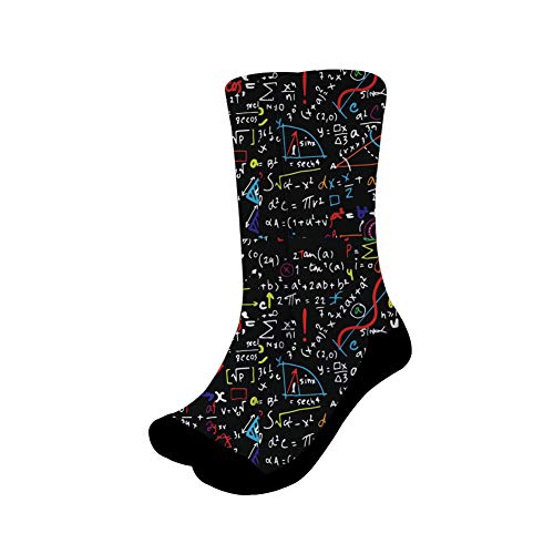 Showudesigns Sneaker, hoher Knöchelstrumpf für Damen und Herren Gr. Small-Medium, Mathematik-Formel Showudesigns Sneaker, hoher Knöchelstrumpf für Damen und Herren Gr. Small-Medium, Mathematik-Formel von Showudesigns