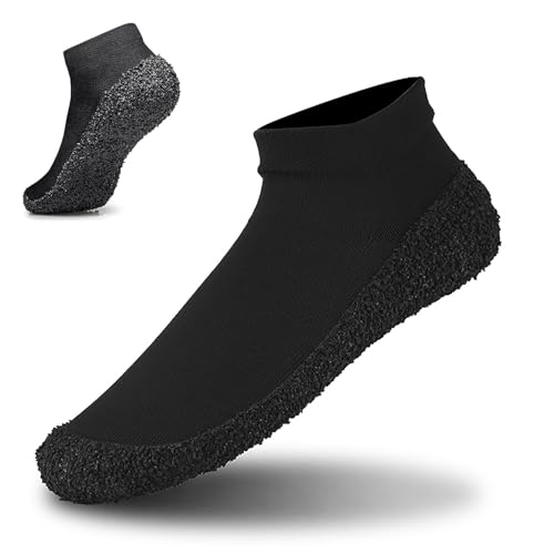 Willfeet Sockenschuhe, minimalistische Barfuß-Sockenschuhe, leichte Mehrzweck- und Ultra-tragbare Wasserschuhe, Schwarz , 45 EU von Shoyunt