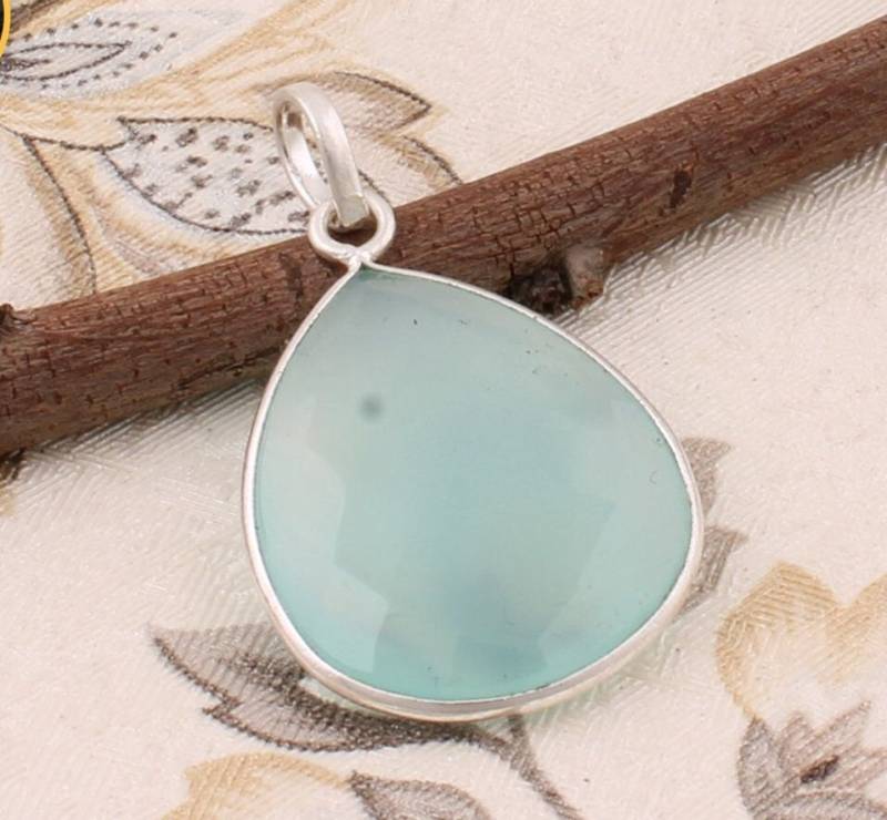 sterling Silber Onyx Anhänger Boho Edelstein Schmuck von ShreeJaipurSilver925