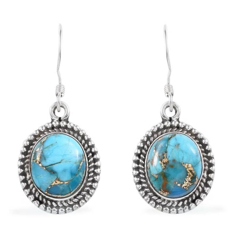 sterling Silber Türkis Ohrringe Handgefertigte Boho Ohrringe von ShreeJaipurSilver925