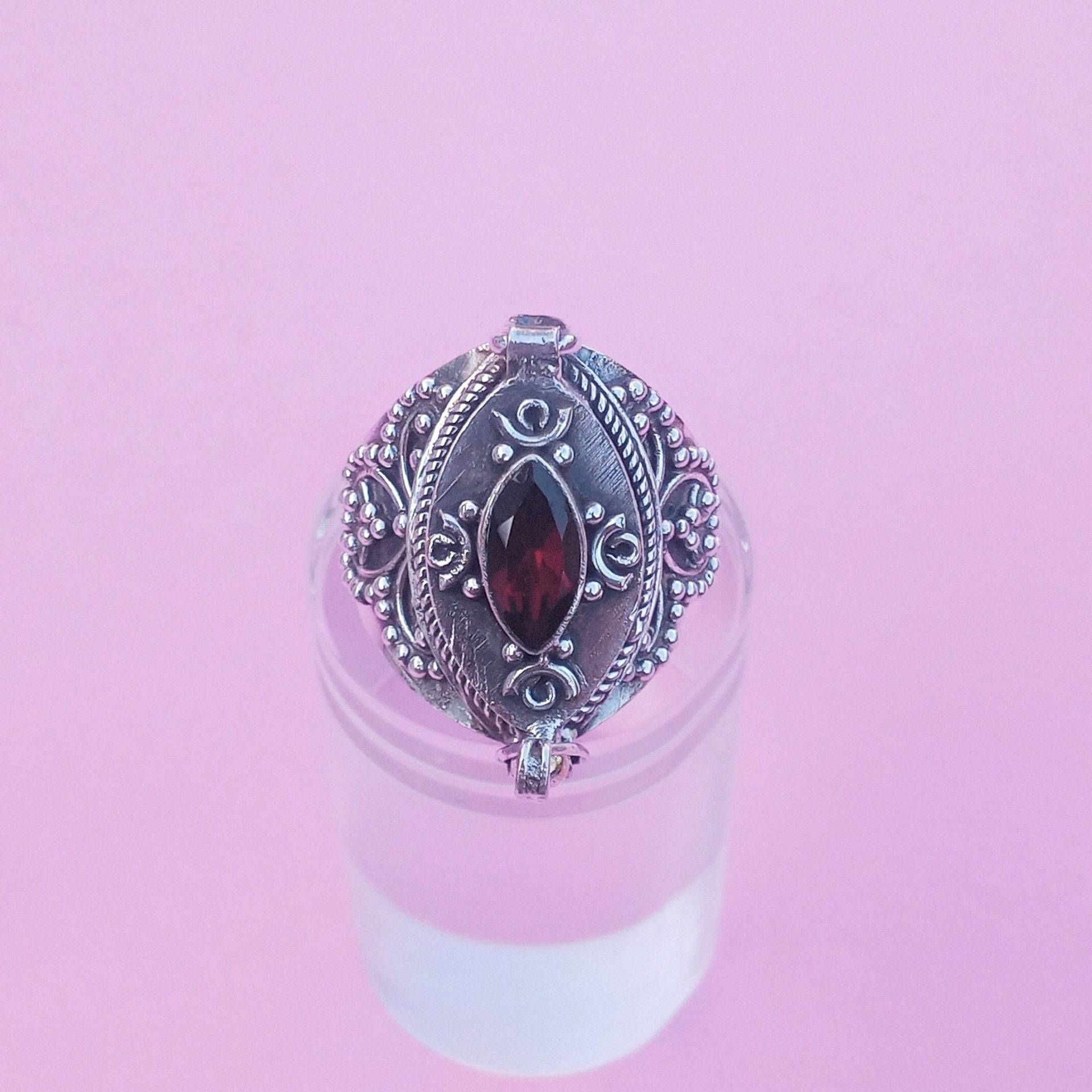 Locket Ring | Granat Box Edelstein 925 Sterling Silber Aufklappbarer Juni Geburtsstein Für Frauen| Geschenke Locket Ring | Granat Box Edelstein 925 Sterling Silber Aufklappbarer Juni Geburtsstein Für Frauen| Geschenke von ShreeSilverJewelry