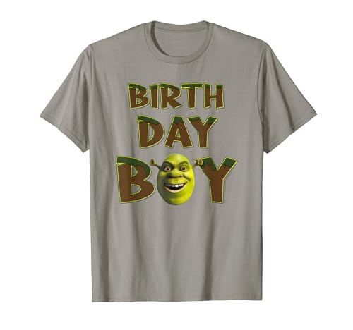 Shrek Birthday Boy Big Face T-Shirt von Shrek