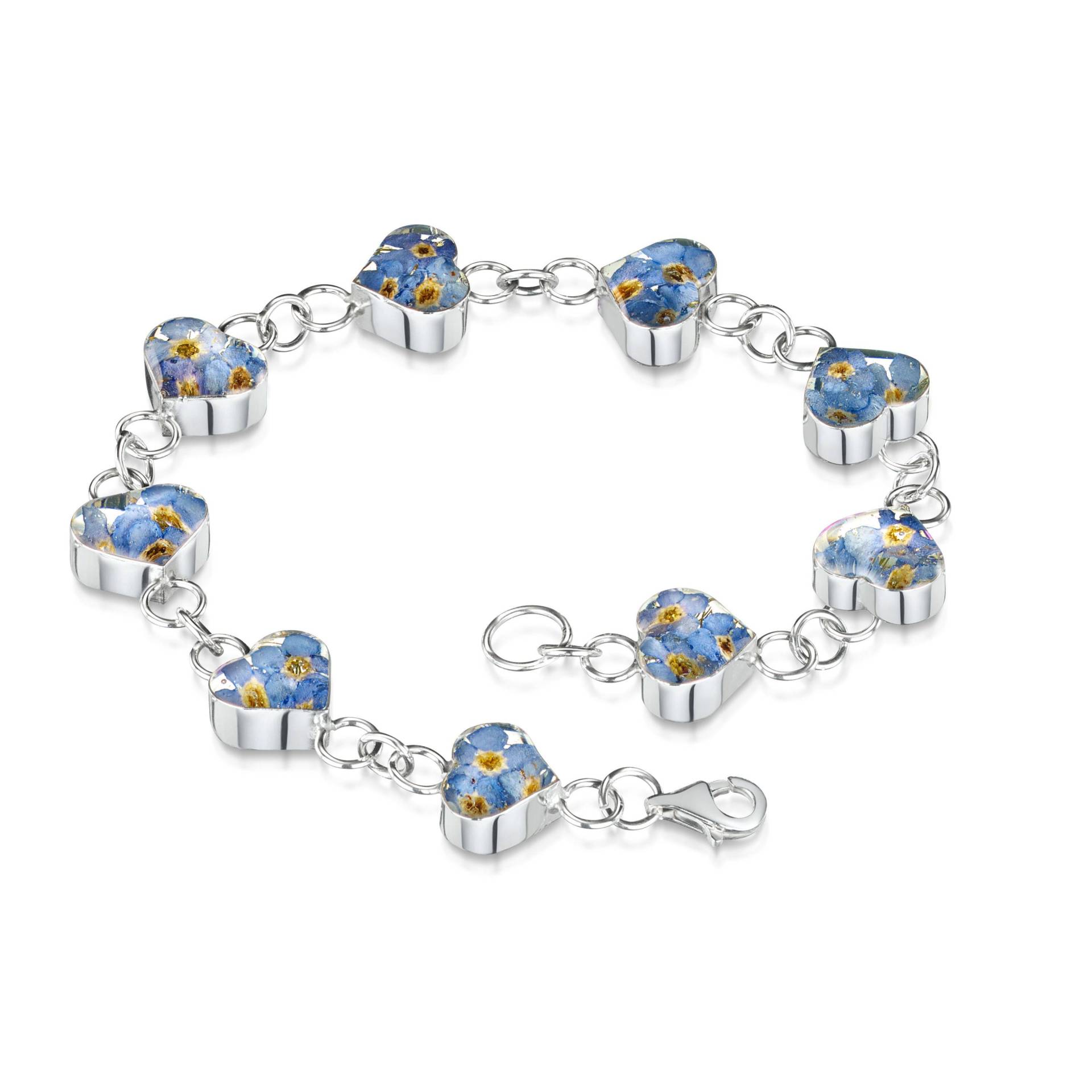 Vergissmeinnicht Armband Von Shrieking Violet Mit Herzcharms Vergissmeinnicht Armband Von Shrieking Violet Mit Herzcharms von ShriekingVioletLtd