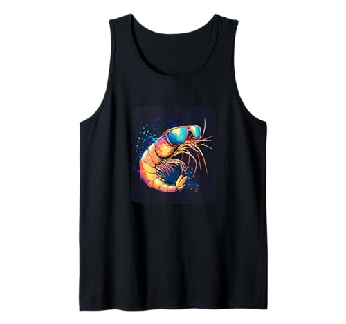 Lustige Garnelen mit Sonnenbrille Kostüm für Jungen und Mädchen Tank Top Lustige Garnelen mit Sonnenbrille Kostüm für Jungen und Mädchen Tank Top von Shrimp Outfit