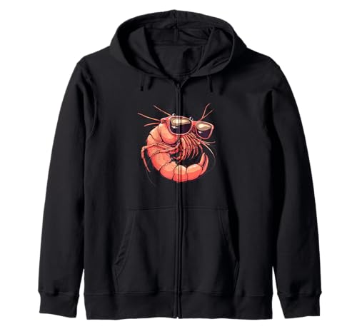 Lustige Garnelen mit kräftigen Farbtönen Kostüm für Jungen und Mädchen Kapuzenjacke Lustige Garnelen mit kräftigen Farbtönen Kostüm für Jungen und Mädchen Kapuzenjacke von Shrimp Outfit