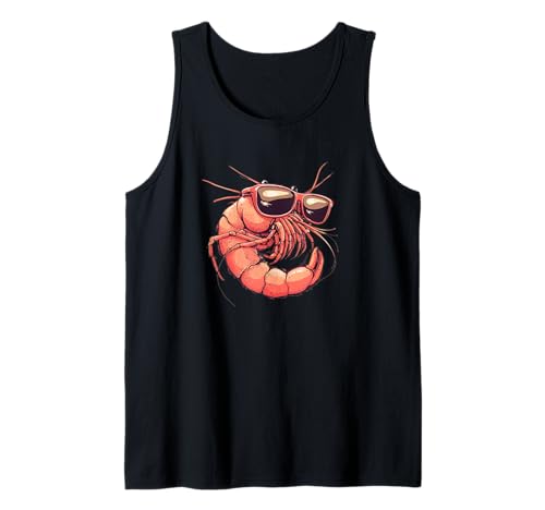 Lustige Garnelen mit kräftigen Farbtönen Kostüm für Jungen und Mädchen Tank Top Lustige Garnelen mit kräftigen Farbtönen Kostüm für Jungen und Mädchen Tank Top von Shrimp Outfit