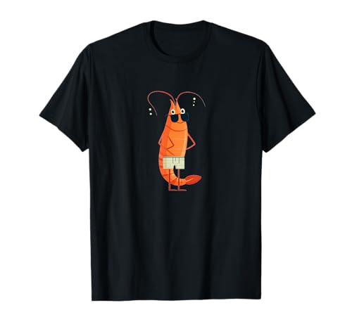 Schöne Garnelen mit Sonnenbrille und Shorts für Jungen und Mädchen T-Shirt von Shrimp Shorts Outfit
