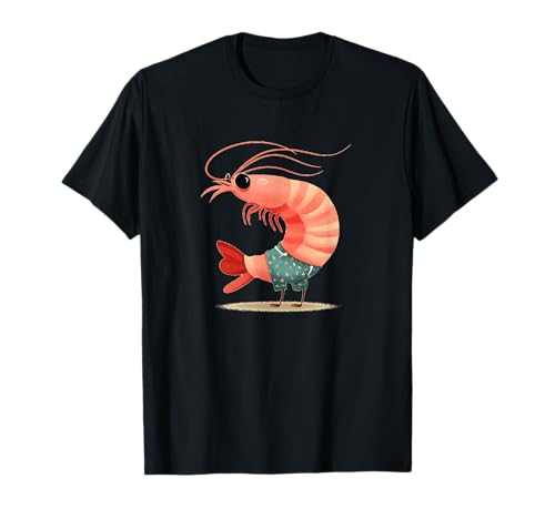 Toller Garnelen-Look mit Sonnenbrille für Erwachsene und Kinder T-Shirt von Shrimp Shorts Outfit