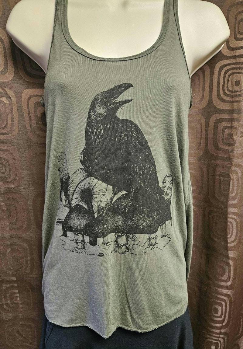 Rabe Und Pilze Damen Tank Top Rabe Und Pilze Damen Tank Top von ShroomBrothers