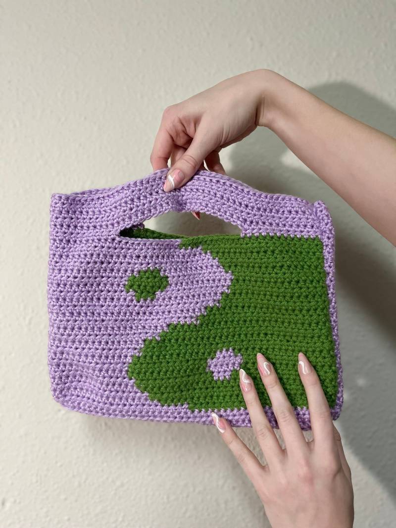 Gehäkelte Yin-Yang-Geldbörse von ShroomCraftStudio