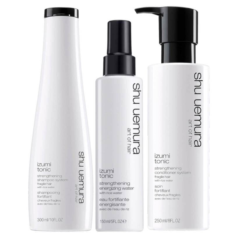 Shu Uemura Art of Hair Izumi Tonic Rice Water Shampoo, Conditioner and Hair Tonic Water Routine Shu Uemura Art of Hair Izumi Tonic Rice Water Shampoo, Conditioner and Hair Tonic Water Routine von Shu Uemura Art of Hair
