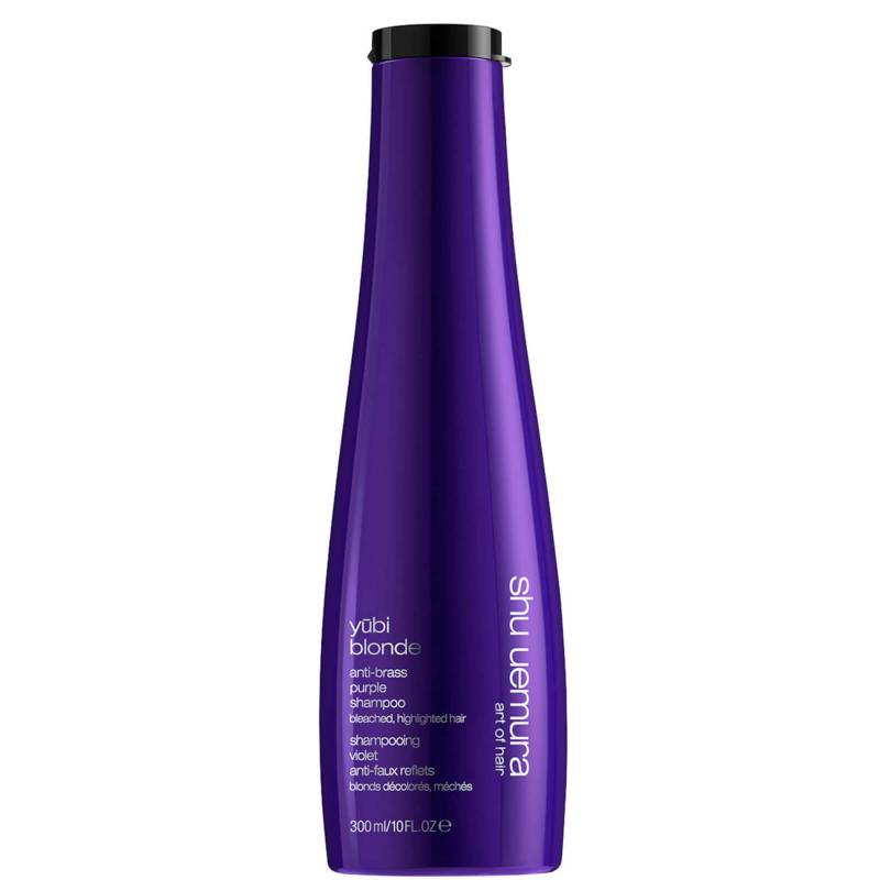 Shu Uemura Art of Hair Yubi Blonde Anti-Brass Purple Shampoo für gebleichtes, gesträhntes blondes Haar 300 ml von Shu Uemura Art of Hair