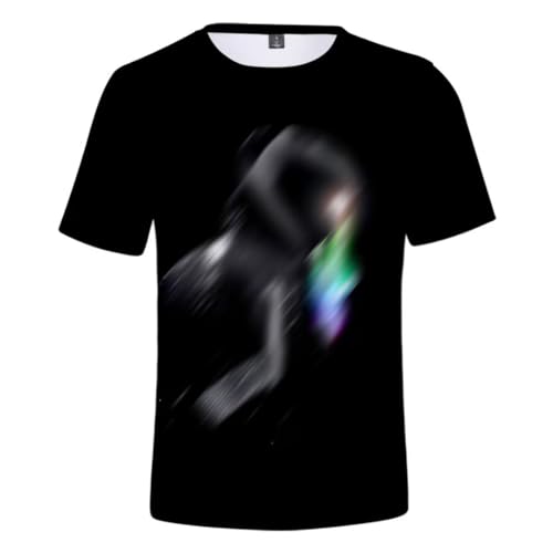 Shuanghao Michael Jacks** T-Shirt Top Cosplay Show-Kostüme Baumwolle Weiche Lose Bequeme Casual Fashion Billie Jean Halloween Weihnachten Party Dance T-Stücke Shirt Herren Damen Junge Mädchen 170cm von Shuanghao