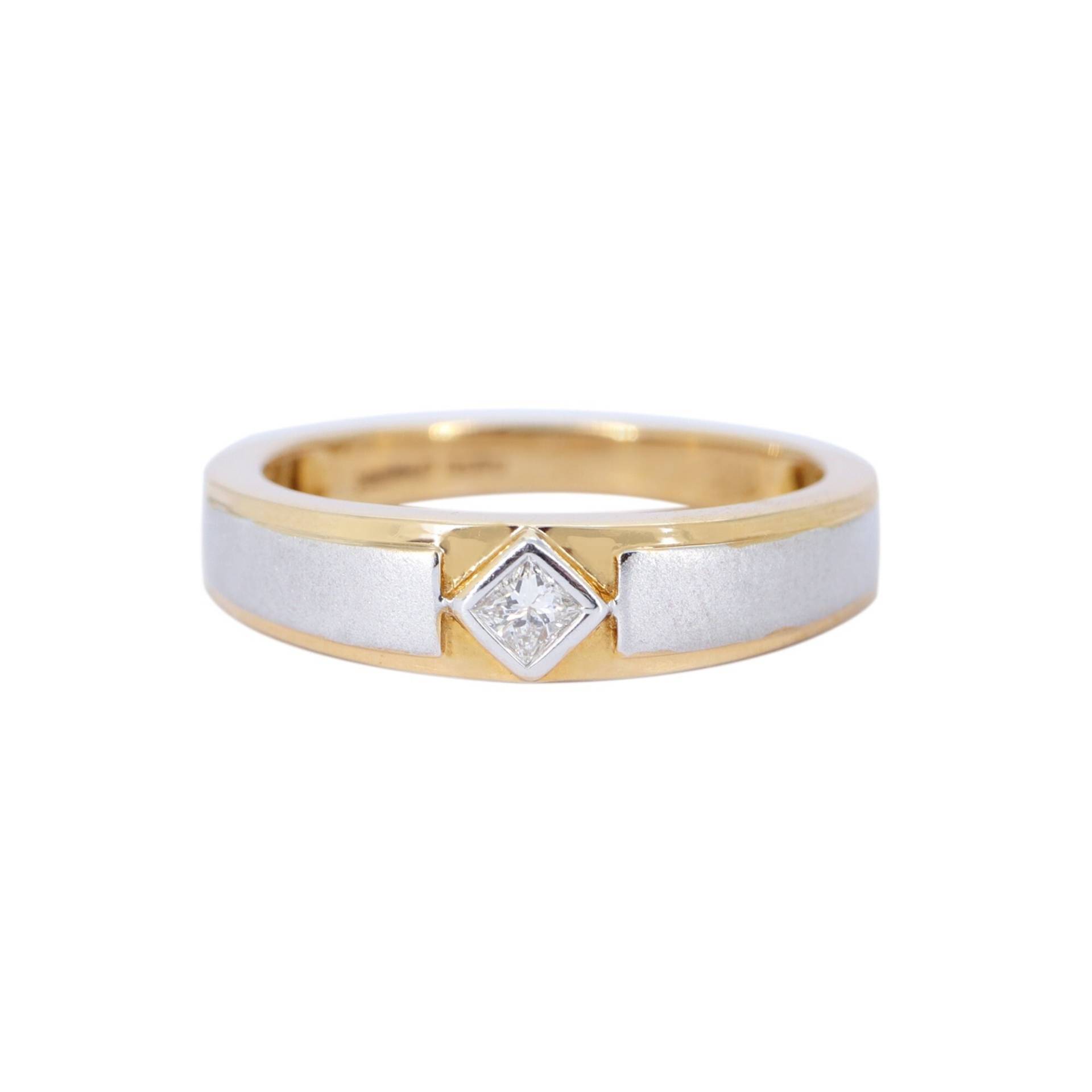 Princess Cut Diamant Ring, 14K Massiver Gelbgold Single Diamond Weihnachtsgeschenk Für Sie, Verlobungsring, Hochzeitsgeschenk Frau von Shubhkrishnajewels