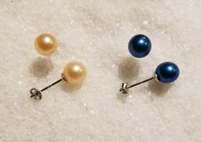 925 Sterling Silber Schlichte Ohrstecker Mit Perlenfassungen, 1 Paar. | Perlen Nicht Enthalten 925 Sterling Silber Schlichte Ohrstecker Mit Perlenfassungen, 1 Paar. | Perlen Nicht Enthalten von ShuckingAwesome