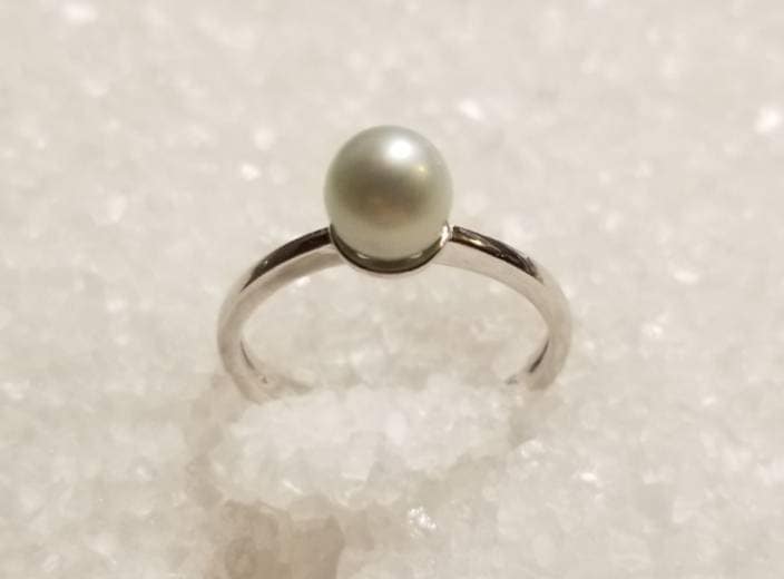 925 Sterlingsilber-Einfach-Ring-Fassung | Perlen Nicht Enthalten 925 Sterlingsilber-Einfach-Ring-Fassung | Perlen Nicht Enthalten von ShuckingAwesome