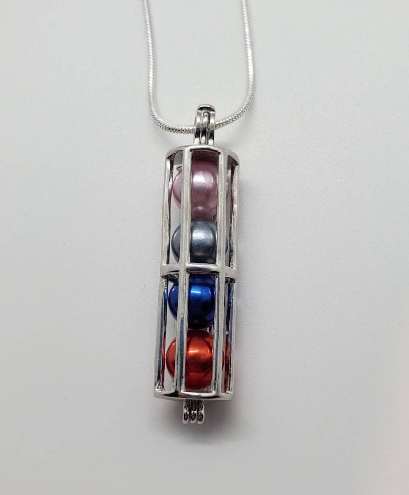 sterling Silber Langrohr Zylinder Käfig Perlen Anhänger Mit 20 Zoll Kette | Perlen Nicht Enthalten sterling Silber Langrohr Zylinder Käfig Perlen Anhänger Mit 20 Zoll Kette | Perlen Nicht Enthalten von ShuckingAwesome