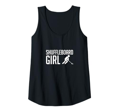 Damen Shuffleboard Girl Player Tank Top Damen Shuffleboard Girl Player Tank Top von Shuffleboard Spiel Sportart Designs Idee