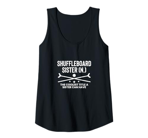 Damen Shuffleboard Sister Definition Player Tank Top Damen Shuffleboard Sister Definition Player Tank Top von Shuffleboard Spiel Sportart Designs Idee