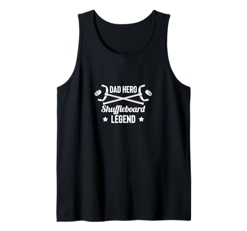 Herren Dad Hero Shuffleboard Legend Player Fathers Day Tank Top Herren Dad Hero Shuffleboard Legend Player Fathers Day Tank Top von Shuffleboard Spiel Sportart Designs Idee