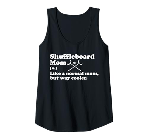 Damen Shuffleboard Mom Definition Mothers Day Tank Top von Shuffleboard Spiel Sportart Designs