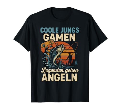 Gamen Angler Fischen - Coole Jungs Gehen Angeln T-Shirt Gamen Angler Fischen - Coole Jungs Gehen Angeln T-Shirt von Shuggy's Coole Jungs Gehen Angeln